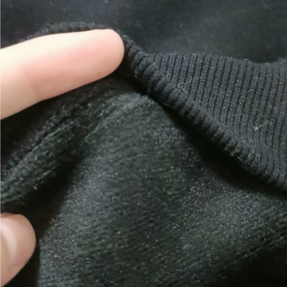 Fleece lined sweatshirt ‘curly hair don’t care’ - Picture 2 of 2